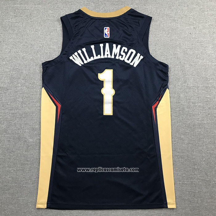 Camiseta New Orleans Pelicans Zion Williamson #1 Icon 2020-21 Azul